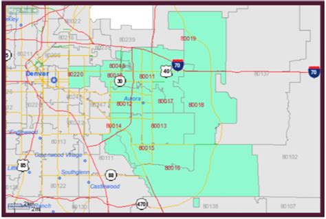 aurora colorado zip code